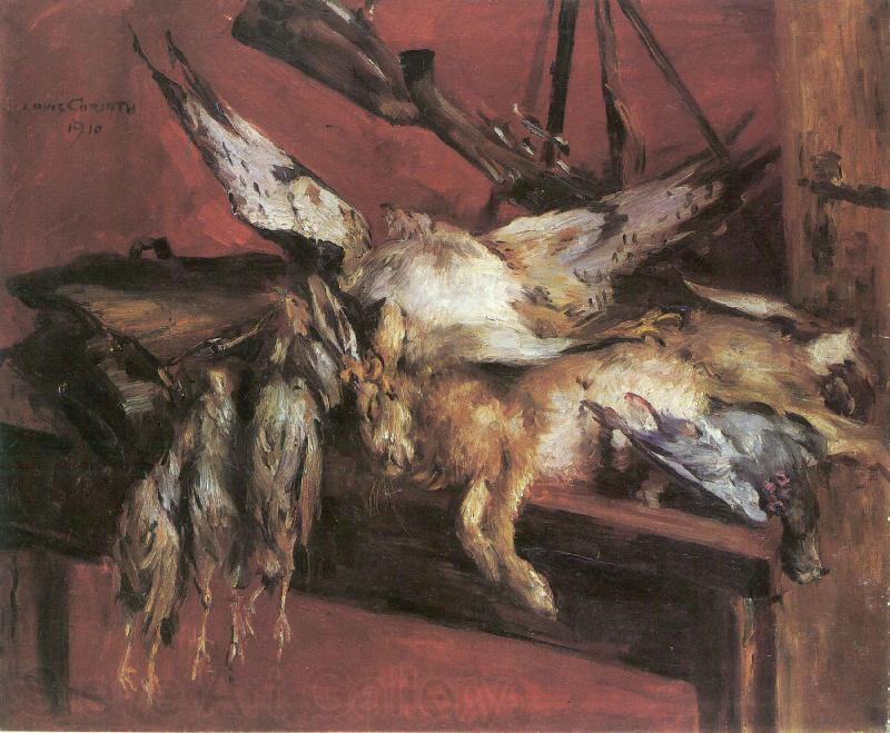 Lovis Corinth Hase und Rebhuhner Norge oil painting art